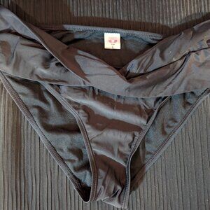 Women's Black Bikini Bottoms - Large